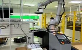 AC米兰协作码垛典型应用：新能源铝电池壳码垛